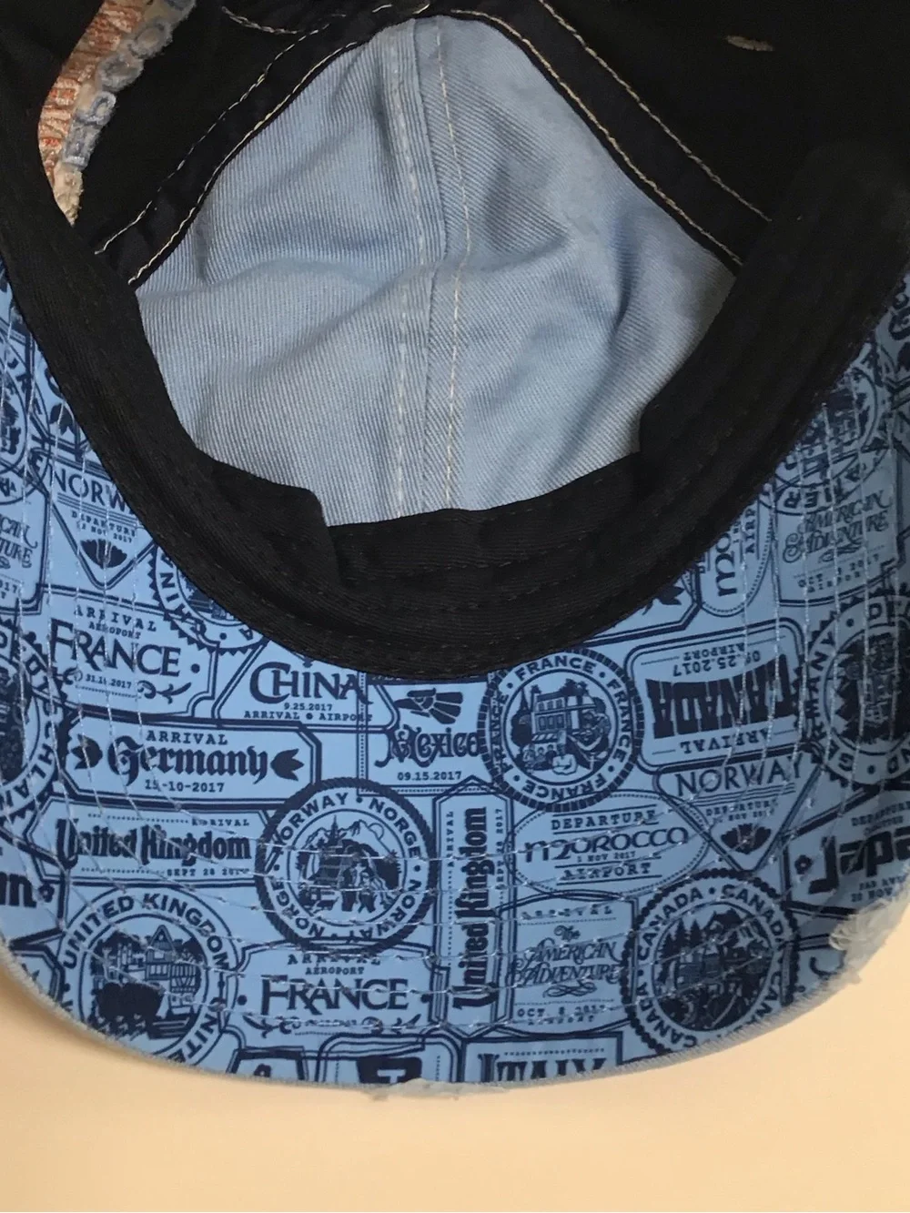 Disney Parks Exclusive Epcot Food & Wine Festival 2017 Baseball Hat Cap Cotton